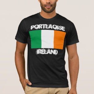 Portlaoise, Ireland with Irish flag T-Shirt