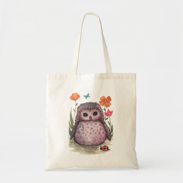 Portly Purple Owlet Bag (Front)