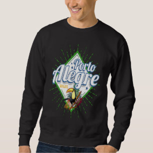 Porto Alegre Rio Grande do Sul Brazil Retro Toucan Sweatshirt