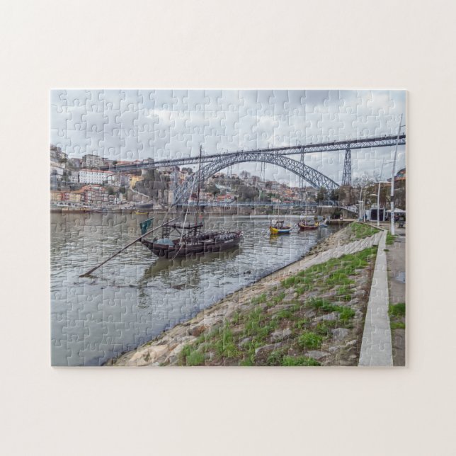Porto bridge and boat puzzle (Horizontal)