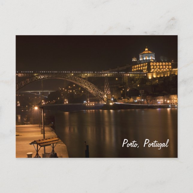 Porto by night Postcard (Front)