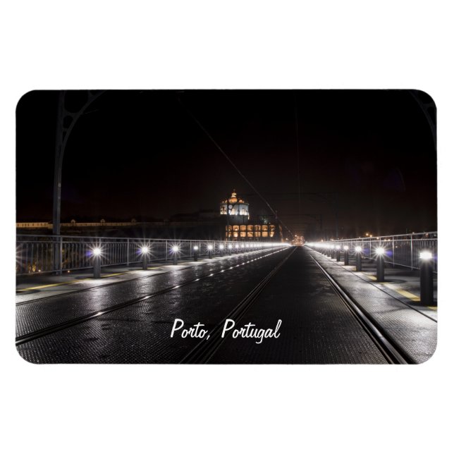 Porto by night Premium Magnet (Horizontal)