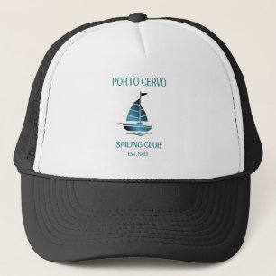 Porto Cervo Sailing Club Summer Luxury Trucker Hat