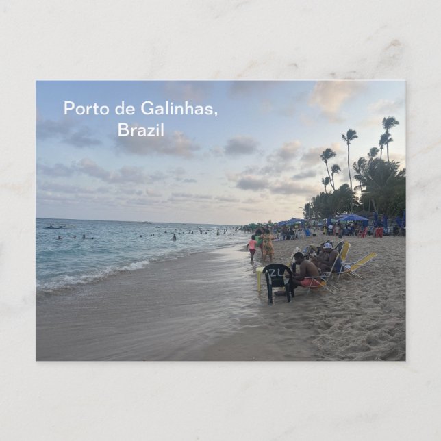 Porto de Galinhas, Brazil postcard (Front)