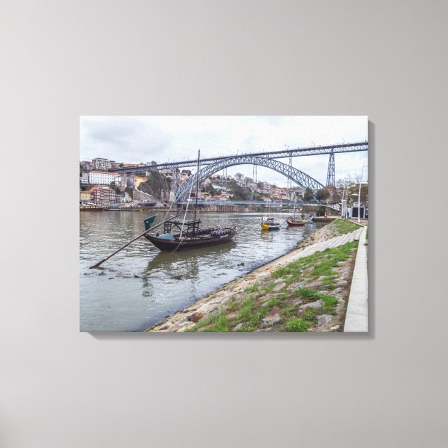 Porto Dom Luis I Bridge view canvas Print (Front)