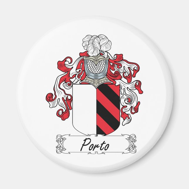 Porto Family Crest Magnet (Front)