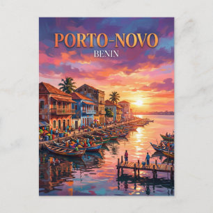 Porto-Novo Waterfront Benin Postcard