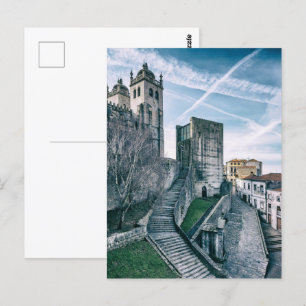 Porto, Portugal. Cathedral and Old City-Hall Postcard