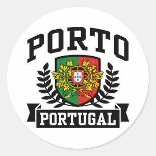 Porto Portugal Classic Round Sticker