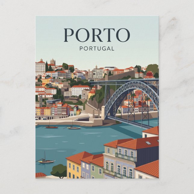 Porto Portugal Postcard (Front)