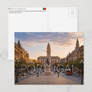 Porto, Portugal Travel Postcard