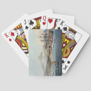 Porto Praya in the Island of St. Jago, plate 4 fro Playing Cards