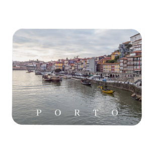 Porto Ribeira District view fridge magnet
