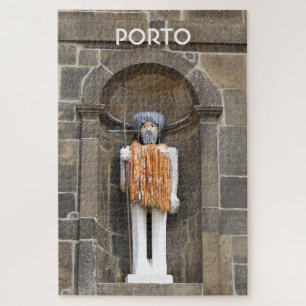 Porto: St John the Baptist statue, Portugal   Jigsaw Puzzle