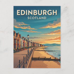 Portobello Beach Scotland Postcard