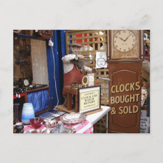 Portobello Road Street market postcard