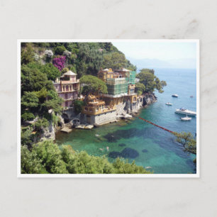 portofino clear waters postcard