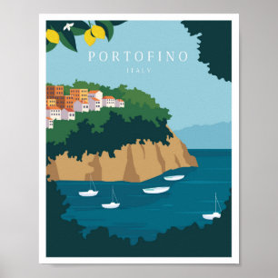 Portofino Italy Poster