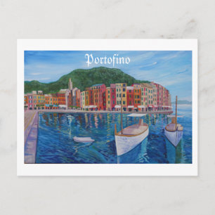 Portofino Mediterranean Pearl Of Italian Riviera Postcard
