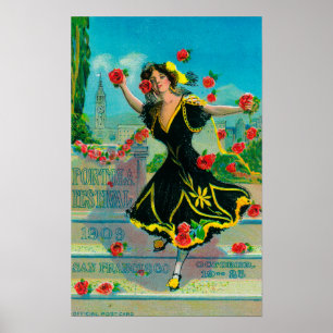 Portola Festival Advertisment (dancer) Poster