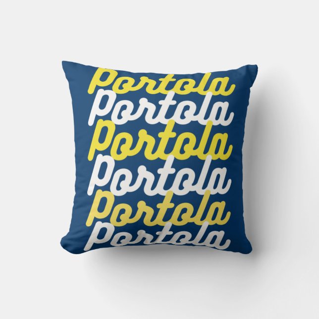 'Portola' pillow by My Good Mind (Front)