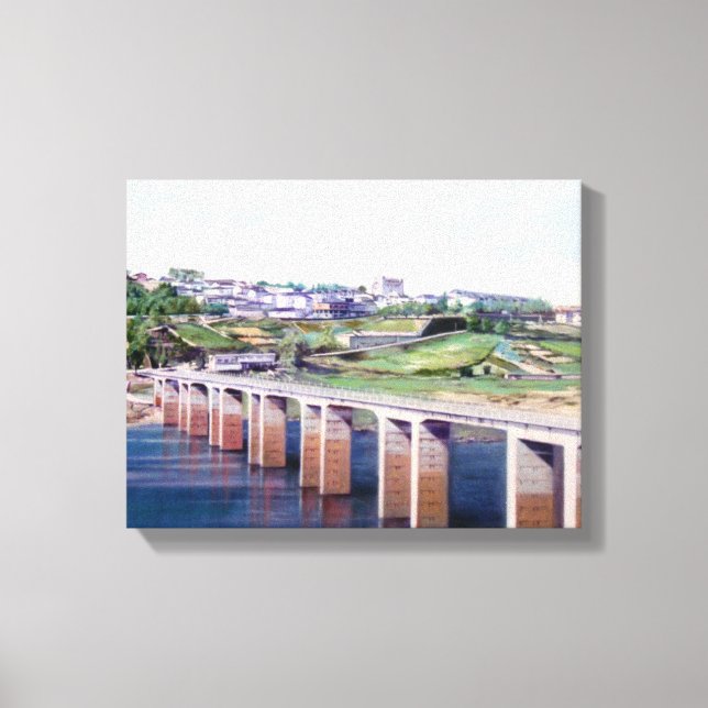 Portomarin (Lugo) Canvas Print (Front)