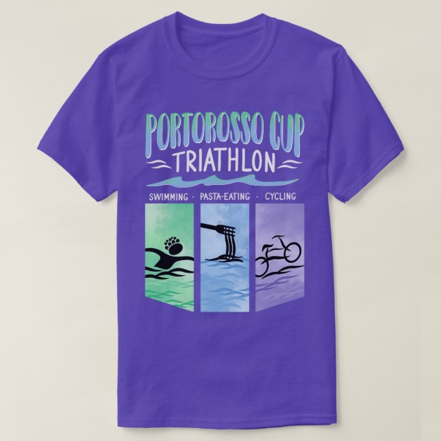 Portorosso Cup Triathlon T-Shirt (Design Front)