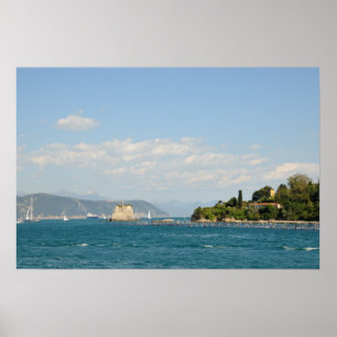 Portovenere area of La Spezia province in Luguria, Poster