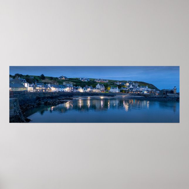 Portpatrick Harbour, Scotland Poster (Front)