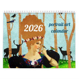 portrait art calendar