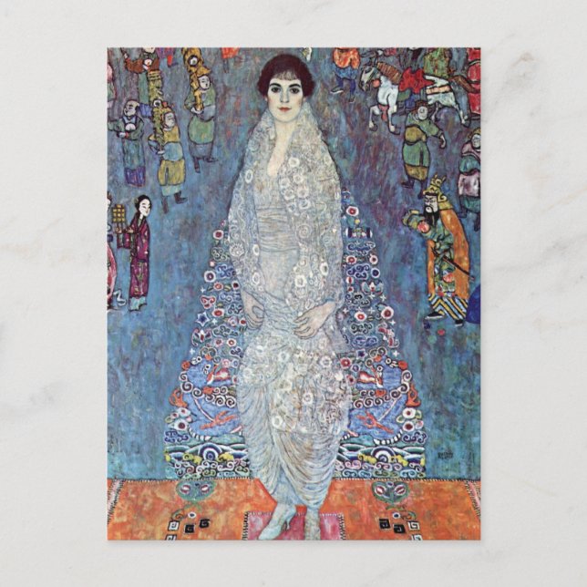 Portrait Baroness Elisabeth Bacchofen Echt, Klimt Postcard (Front)