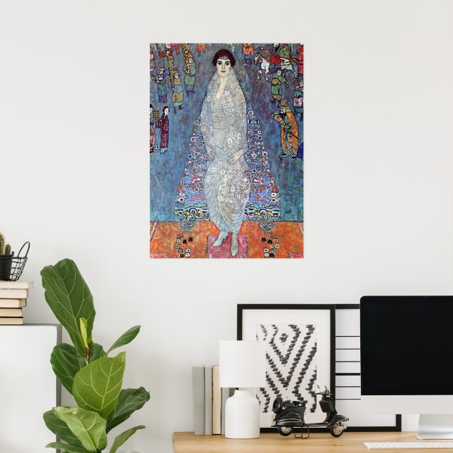 Portrait Baroness Elisabeth Bacchofen Echt, Klimt Poster (Home Office)
