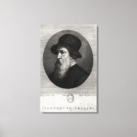 Portrait Benvenuto Cellini  engraved by