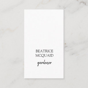 Portrait Business Card Template