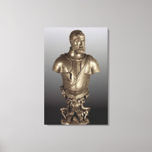 Portrait bust canvas print