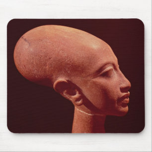 Portrait bust of a daughter of King Akhenaten Mouse Pad