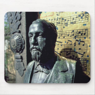 Portrait bust of Alexander Borodin Mouse Pad
