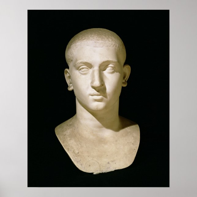 Portrait bust of Emperor Severus Alexander Poster (Front)