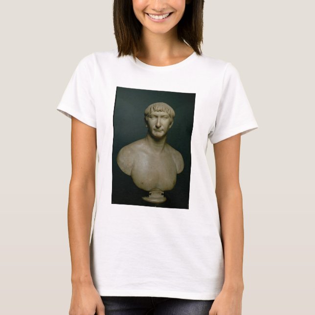 Portrait bust of emperor Trajan (53-117 AD) 1st-2n T-Shirt (Front)
