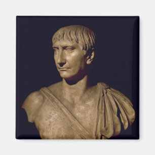 Portrait bust of Emperor Trajan Magnet