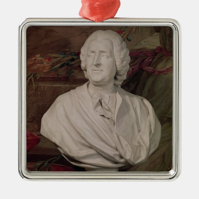 Portrait bust of Jacques-Ange Gabriel Metal Tree Decoration (Front)