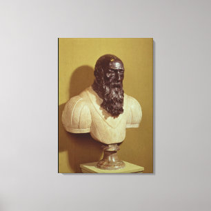 Portrait bust of Jean de Bologna  1608 Canvas Print