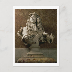 Portrait bust of Louis XIV (1638-1715), 1665, (mar Postcard
