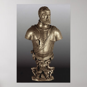 Portrait bust poster