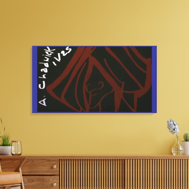 Portrait Canvas Print (Insitu(LivingRoom))