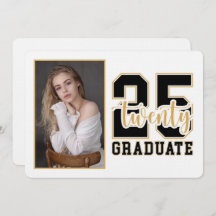 Portrait Class of 2025 Graduation Invitation