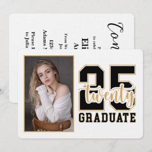Portrait Class of 2025 Graduation Invitation