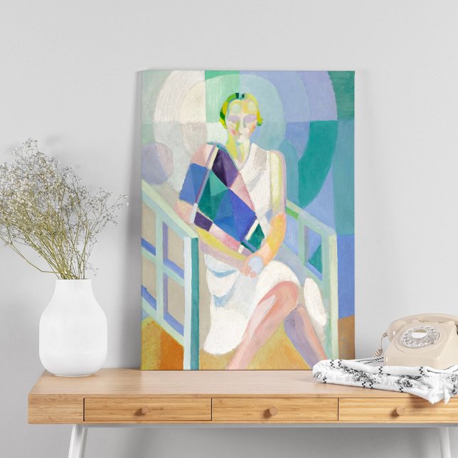 Portrait de Madame Heim, Delaunay Poster (Creator Uploaded)