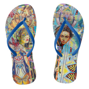 PORTRAIT DESIGNER COLLAGE JANDALS