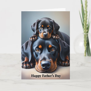 Portrait Fathers Day Card